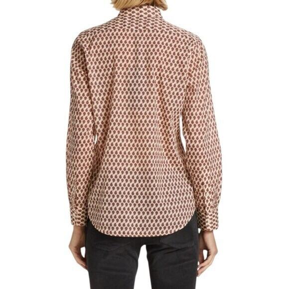 NILI LOTAN - Libby Paisley Button Down Dress Shirt Sz S - Picture 2 of 10